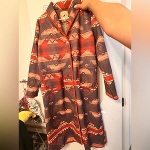 Patterned Women's Coat